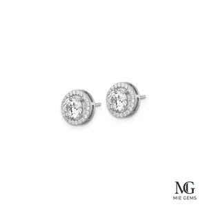 Sparkle Diamond Stud Earrings