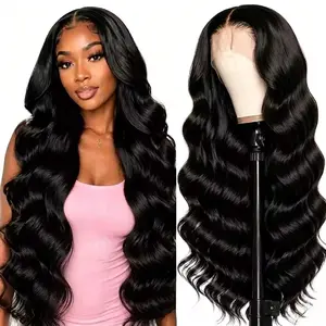 [30“=$109]13x6 Lace Front Wigs Human Hair Pre Plucked Body Wave Transparent Lace Frontal Wig with Baby Hair For Women outdoorfun