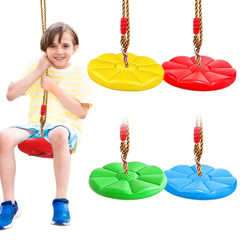 1 octagonal petal hovering toy, suitable for children-durable PE, colorful indoor/outdoor playground toys with thickened design, for entertainment and exercise, rotating toy set | interesting design | durable toy set.