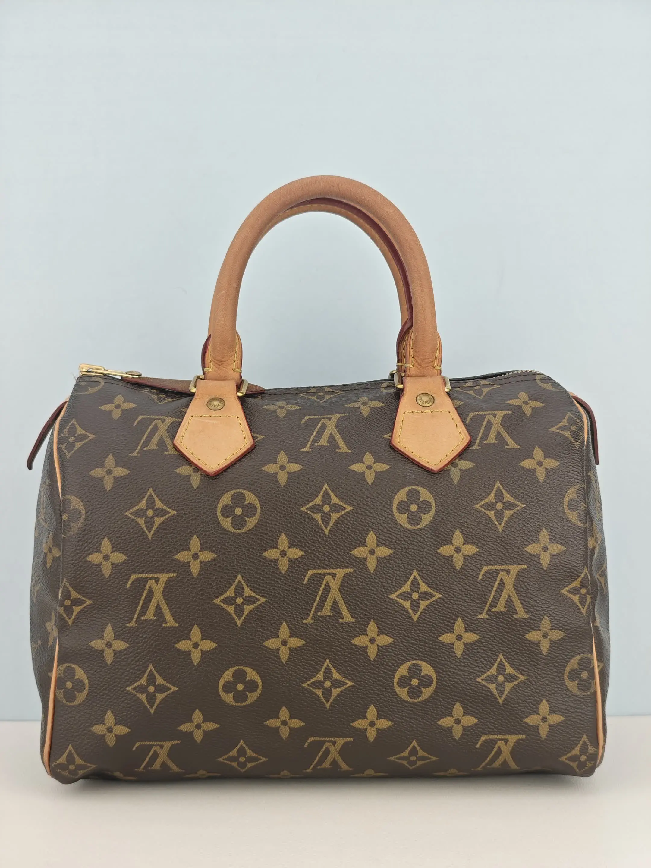 Pre-owned PVC coated canvas Clutches & Wristlets Louis Vuitton Speedy 25 Monogram canvas【AA1069】
