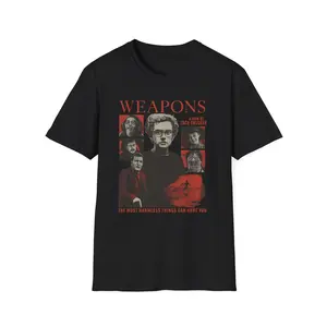 Weapons Movie TShirt | Horror Film Tee | Zach Cregger A24 Style | Nightmare Arcade Merch | Analog Scary Movie Shirt