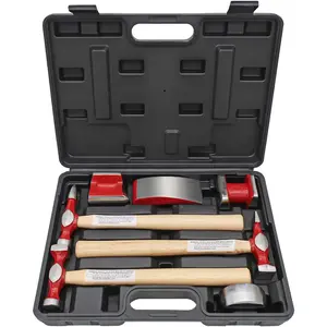 Piece Auto Body Repair and Dolly Tools with Carbon Steel on Wood Heavy Duty Dollies Dent Remover Tool