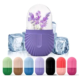 Facial ice roller, refreshing ice block massage tool, for facial care, can reduce swelling and dark circles, shrink pores and improve skin texture. Gift set for both men and women's facial ice rollers.