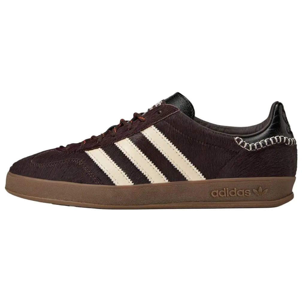 Wales Bonner x adidas Gazelle Pony Casual Sneaker, 'Auco White Core Black' Sports Shoes, Men's/Women's Footwear