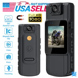 Body Camera HD 1080P 20 Hour Camcorder Mini Police 180° Video DVR IR Night Cam