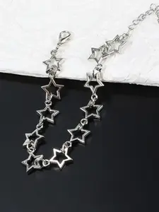 Vintage Hollow Out Star Bracelet Y2K Sweet Cool Versatile High-End Unique Fashion Design Punk Trendy Women's Jewelry