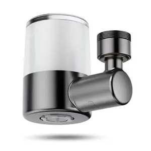 1pc Rotatable Faucet Filter, Kitchen Splash Guard, 6-Layer Filtration, 360° Rotation, Universal Washable Water Filter for Multiple Faucets
