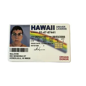 McLovin ID Credit Card Cover Superbad Drivers license card cover debit card sticker