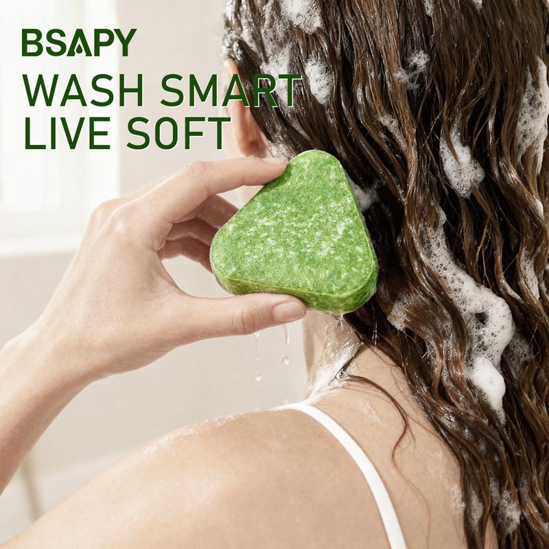 【Buy 1-get 1 free】BSAPY Anti Hair Loss Shampoo Bar 120g - DHT Blocker with Polygonum Ginseng & Tea Tree for Thinning Hair Sulfate-Free Herbal Hair Growth Conditioner