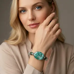 Crystal Beaded Bracelets for Women and Men ，Jewelry forBanquet Party - Money Attraction, Good Luck,Protection Bracelet Encouragement Gift for HerElastic Band couple bracelet artificial braceletDaily Wear（1-10）
