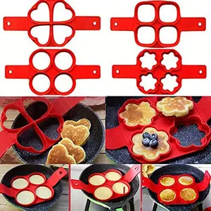1pc Egg Cooker Pancake Maker Mold Egg Shaper Omelette Nonstick Cooking Tool Pan Flip Eggs Ring Mold Kitchen Gadgets Accessories