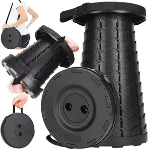 Heavy-Duty Collapsible Stool with Instant Setup - 400lbs Capacity Lightweight & Sturdy Design, Perfect Portable Seat for Fishing, Camping and Outdoor Adventures