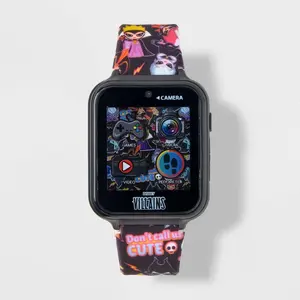 Disney Villains Smartwatch Games Camera Pedometer Black Girls Interactive Watch