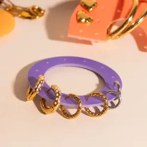 Acrylic Shapes Earring Holders (3 piece sets)