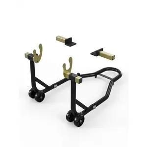Garvee Motorcycle Lift, 204 kg capacity, front and rear wheels, with adjustable U+L coil for maintenance and repairs