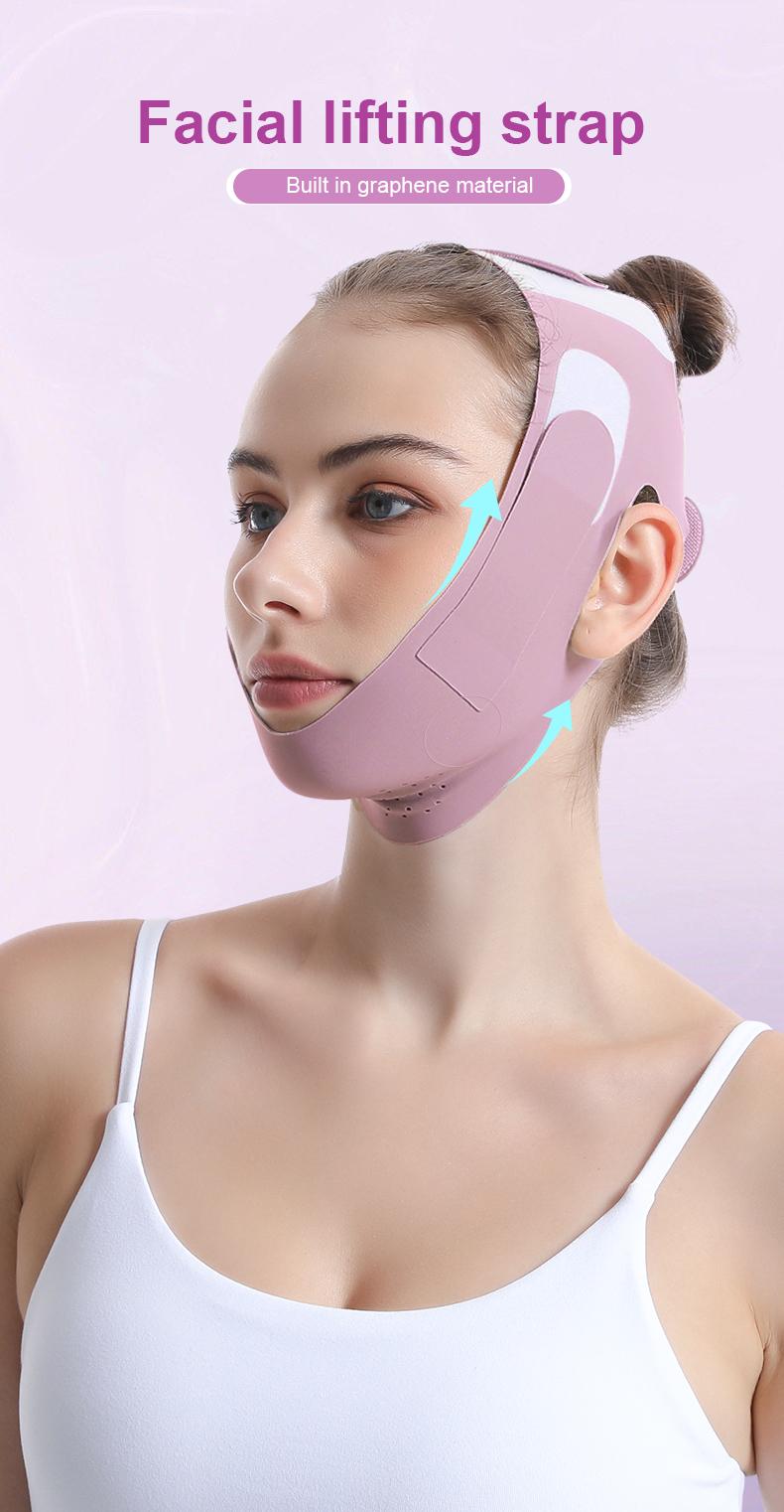 Graphene V-Line Mask, Chin Up Mask V Shaped Face Mask Jaw Exerciser