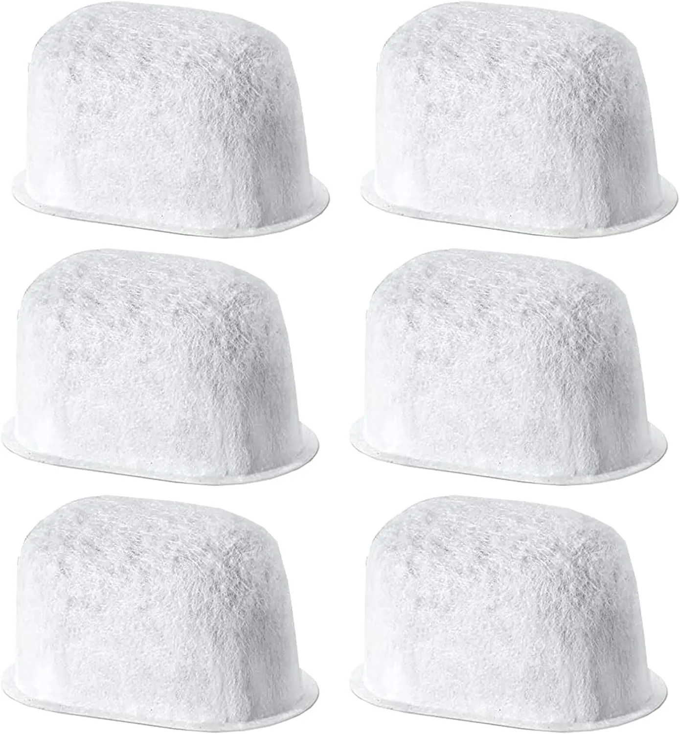 6-Pack Activated Charcoal Replacement Breville Water Filter - Certified NSF42, Highly Efficient Filtration, Micromesh Safety Material - Compatible with BWF100, BES870, BES810, BES990, BES980, BES920, BES900XL, BES870XL, BES860XL, BES840XL, BKC600XL