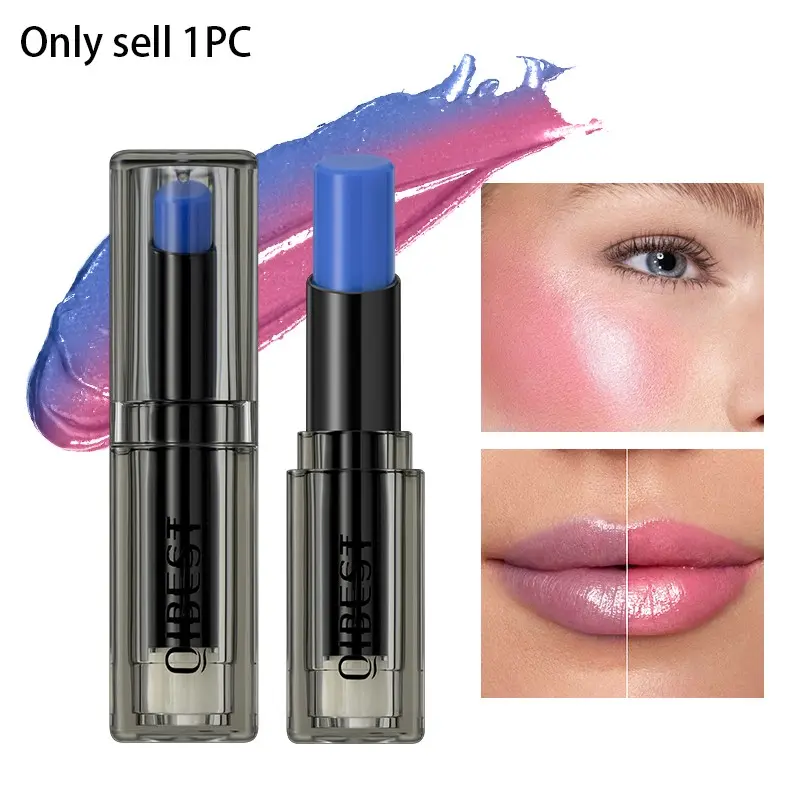 PH Temperature Adjusting Lip Balm, 2 in 1 Lipstick, Blush Tints & Lipgloss, Glossy Color Changing With Lips Touch For Thousands Of Custom Colors, Spa-Like Hydrating Lip Care, Moisturizing