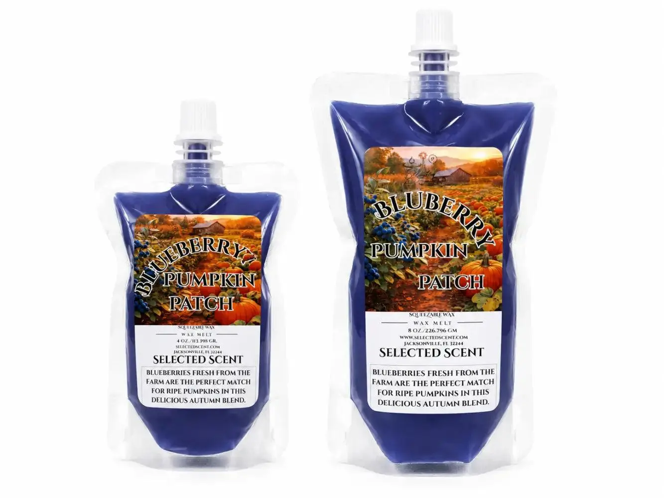 Blueberry Pumpkin Patch Squeezable Wax Melts