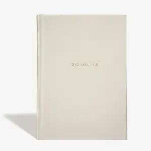 Minimalist Luxury Hardcover Journal, Emotional Healing Notebook, Elegant Design, Perfect for Reflection and Organization, High-Quality Material