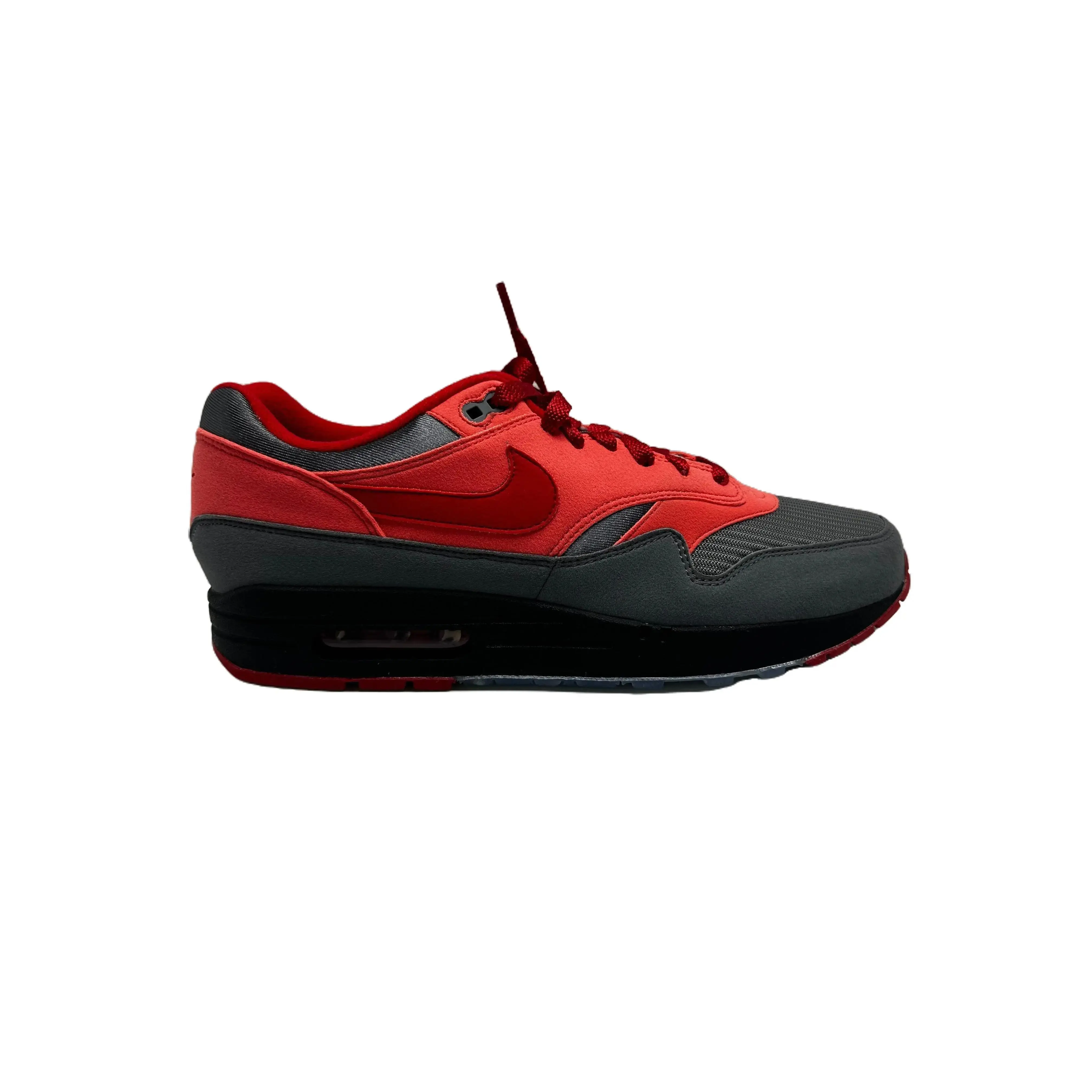 Preowned - Nike Air Max 1 Nike By You - Bright Crimson/Grey