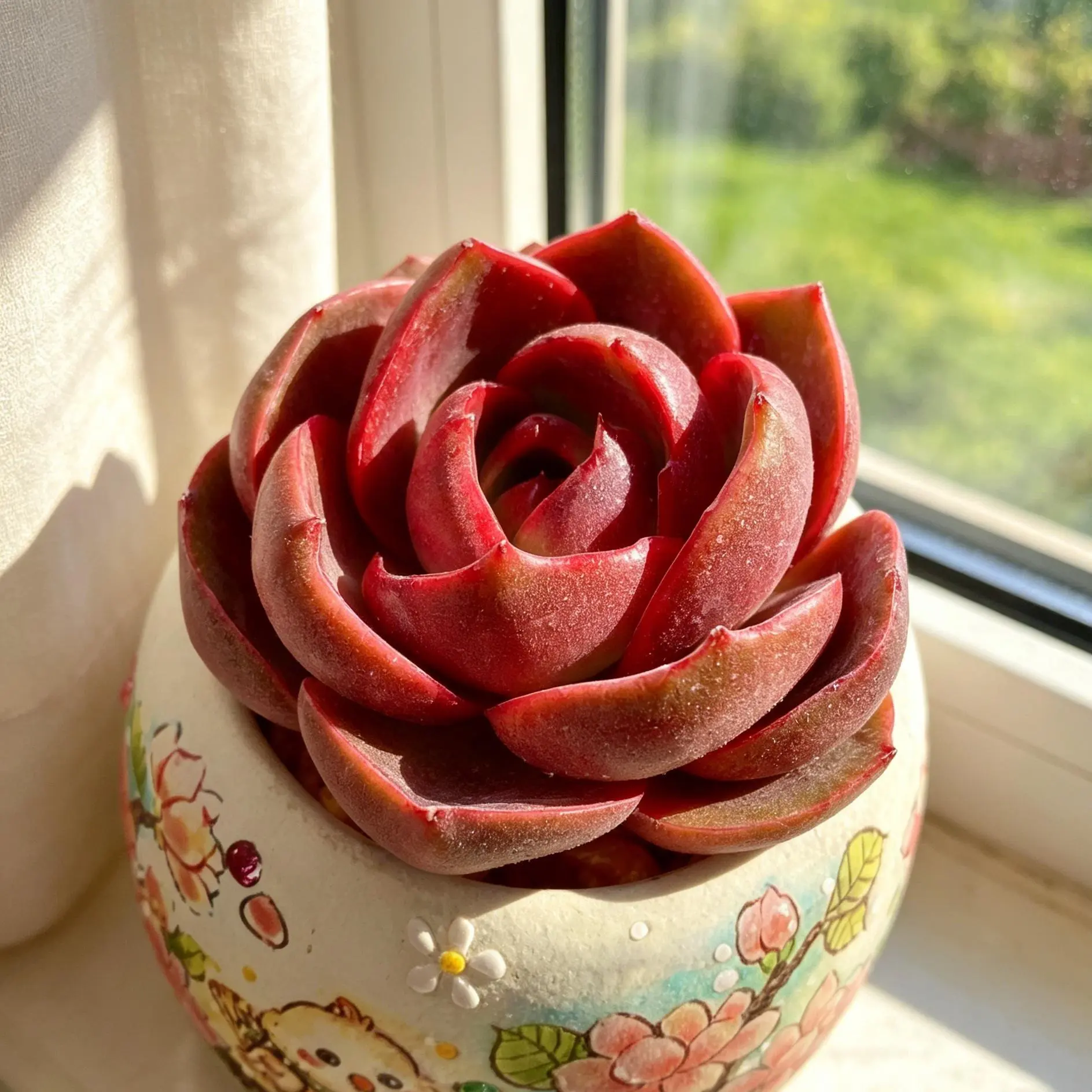 Echeveria ‘Red Lantern’ Rare Succulent Plant Bare Root | Vibrant Red Rosette Indoor Plant | Easy Care Beginner Friendly Succulent | Aesthetic Home & Garden Decor | Perfect Gift Idea #Succulent #Echeveria #PlantTok #RarePlants #HomeDecor