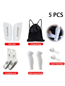 5 New Style Men's and Women's Outdoor Sports Socks Non-slip Football Socks Tennis Socks Basketball Socks Thickened Towel Bottom Belt Sports Tie Belt Drawstring Football Bag Sports High Quality Socks, Sports Fit Socks