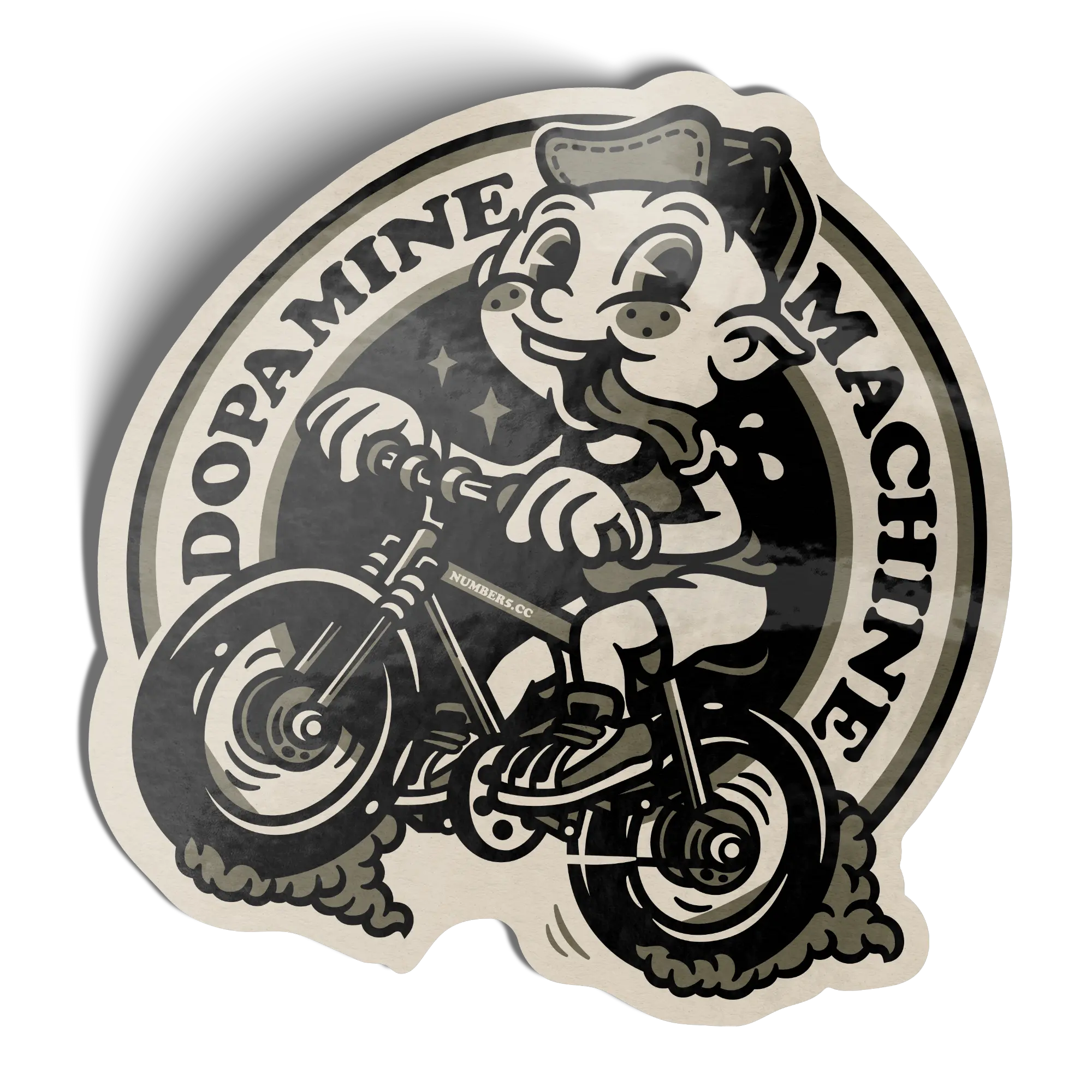 Dopamine Machine Sticker