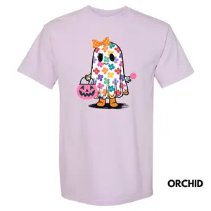 Trick Or Treat Ghost Comfort Colors T-Shirt 'NLB'