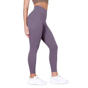 ODODOS Body-Hugging Workout Leggings with Back Pocket for Women, 25" /28" High Waist Yoga Pants High Waisted Athletic High Waisted Compression