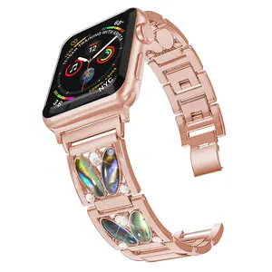 2026 New Metal Diamond Watch Strap, Luxury Fashion Bling Replacement Band for All Mainstream Smart Watch Series