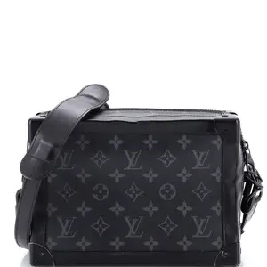 Pre-owned Louis Vuitton Canvas Coated Shoulder Bags Soft Trunk Bag Monogram Eclipse Canvas by Rebag