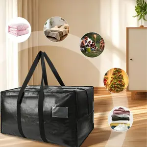 Moving bags, heavy-duty moving boxes, with zippered tops and sturdy handles, space-saving and easy-to-pack storage bags, storage boxes，moving storage bags heavy duty with handles Furniture，Visible Labels & Wrap-Around Handles，For Returning Students