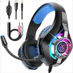L-HPS018  Gaming Headset for PC, Ps5, Switch, Mobile, Gaming Headphones for Nintendo with Noise Canceling Mic, Deep Bass Stereo Sound