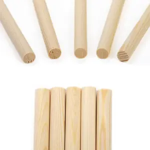 Wooden dowels, macrame supplies