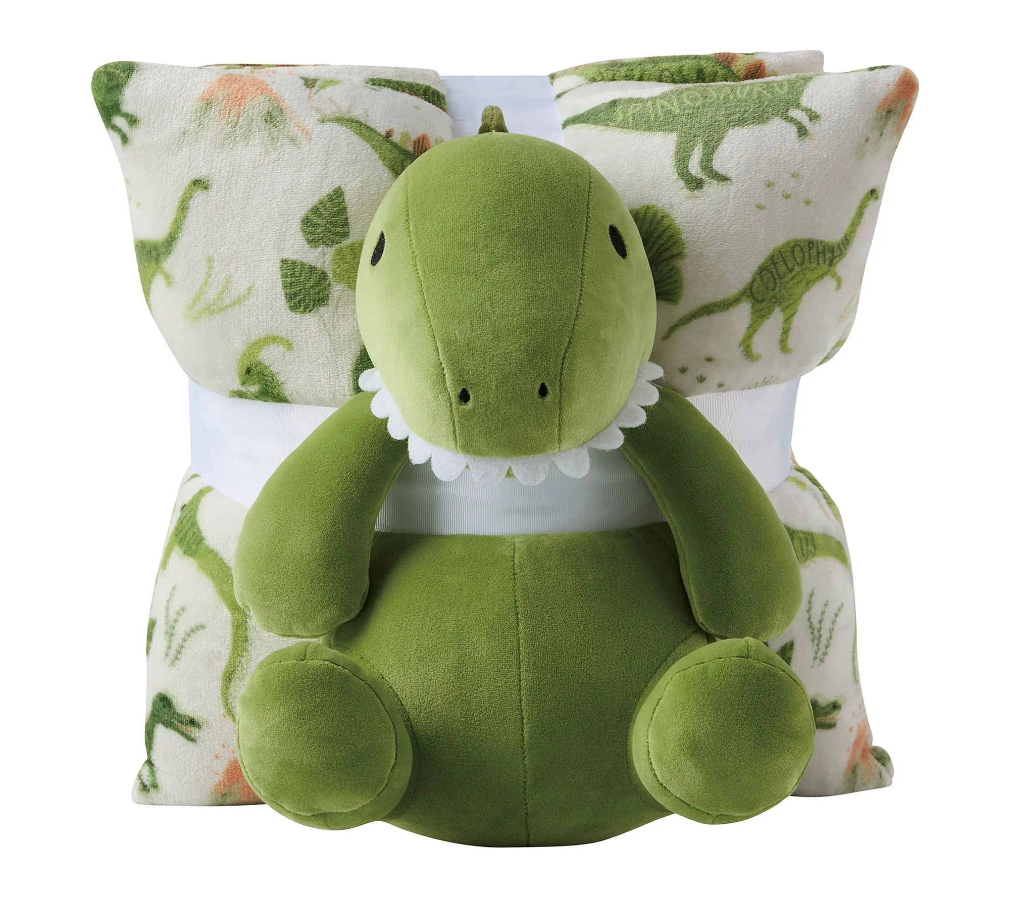 Olivia & Finn 3-Piece Dino Throw and DecorativePillow Set Olivia & Finn 3-Piece Dino Throw and DecorativePillow Set