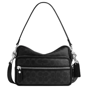 COACH Dakota 24 Printed Coated Canvas Backpack for Men in Black