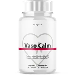 Vaso Calm Pills Advanced Blood Health Max Support VasoCalm 60 Capsules