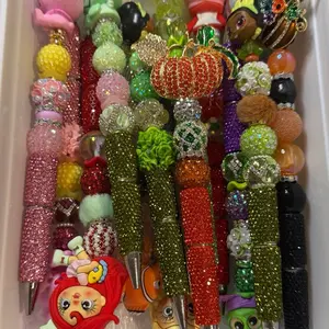 Rhinestone Pens - Handcrafted Beadable Pens - Claim on live $13