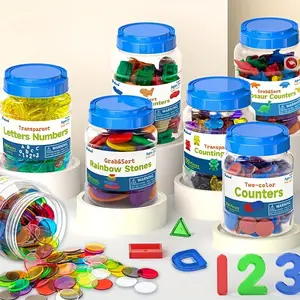 Montessori Early Education Teaching Aids, Colorful English Letters Numbers, Portable Learning Kit, Learning Materials, Ideal for Educational Games and Activities
