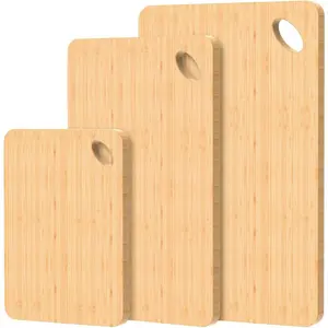 Boards for Kitchen,  Board Set of 3 Chopping Board for Meat/Vegetables/Cheese  Friendly Serving Tray with Holes
