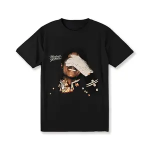 ToolHeaven Mens Graphic Tees, 180G Cotton, Oversized Mens tshirt, Designer Crewneck, Michael Jackson Shirt, Summer Fathersdaygift, Fabric Menswear Streetwear