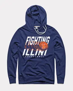 Vintage Illin0is Fighting Illini Basketball Hoodie, Game Day Ready Shirt, Show Your Illin0is Love, Football Fans, Trending Us Streetwear, Viral on Tiktok Pullover Long Sleeve Menswear
