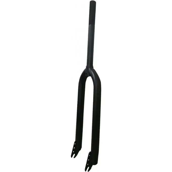 1” Threaded 26” Bicycle Fork Steerer 250mm, Steel Rigid Fork for Beach Cruiser Mountain Bike