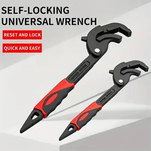1 Tail Quick Clamp Wrench - 13-30/30-60mm, Quick Open Pipe Clamp, Adjustable Pipe Clamping Tool, Suitable for Cars, Bicycles, and Pipe Repair Mechanical Operations Automatic Quick Change Size Tool