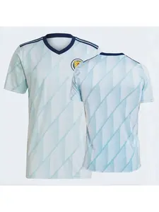 Scottish national team releases commemorative football jersey for 2020, men's short sleeved collection fan edition football shirt, breathable and comfortable