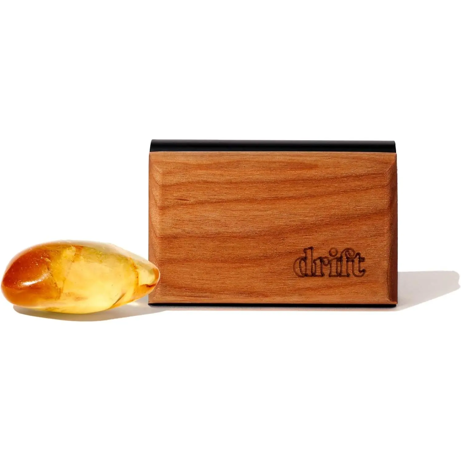 Drift Car Air Freshener - The Original Wood Air Freshener - Car Odor Eliminator - Long Lasting Scent - Auto Accessories - Metal Clip - Essential Oils - Clean Ingredients - Amber Scent Starter Kit