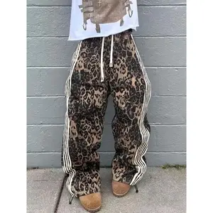 Men’s leopard print pants—fashionable trousers suitable for casual wear, featuring a comfortable and stylish design, perfect for everyday wear. GARMENTARY