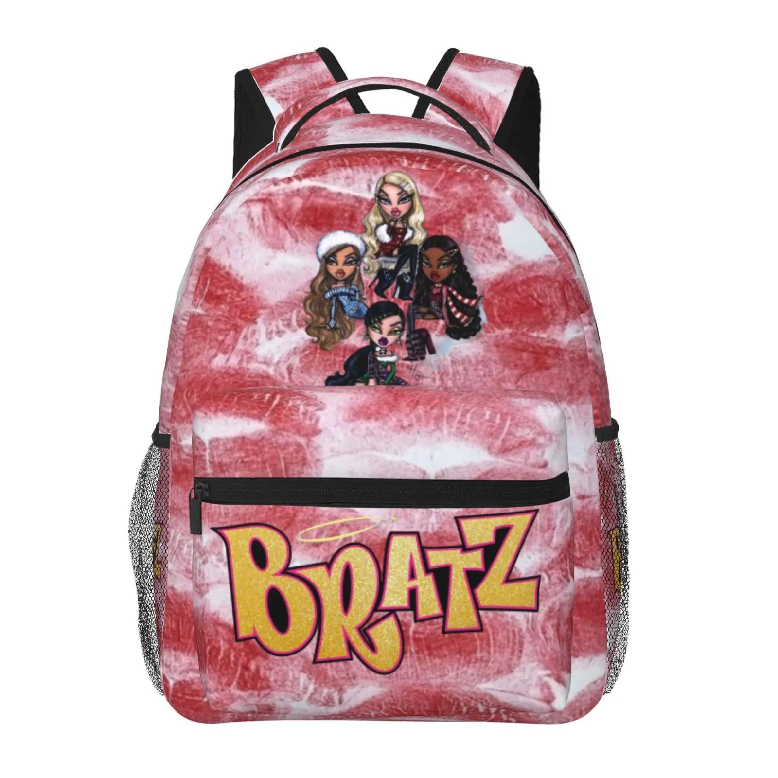 Bratz Outdoor Hiking Kids Bookbag Bratz doll Lightweight Spacious Backpack Bratz fashion pixiez Anti-Rip School Bag for Daily Class & Family Travel