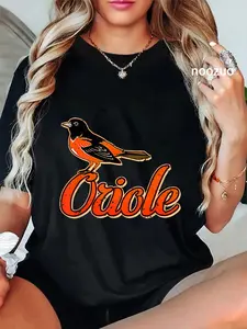100% Cotton Vintage Oriole Bird' Amazing Bird Gift Shirt T-Shirt